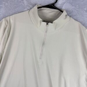 Greenside Golf 1/4 Zip Pullover Mens XXL Beige Sweatshirt Performance Tech